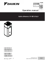 Daikin Altherma 3 RMT ECH2O Operation Manual предпросмотр