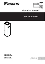 Daikin Altherma 3 WS Operation Manual preview