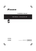 Предварительный просмотр 1 страницы Daikin Altherma EABH16DA6V Installation Manual