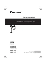 Preview for 1 page of Daikin Altherma
EAVH16S23DA6V(G) Operation Manual