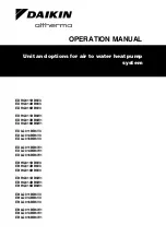 Daikin Altherma EBHQ-BB6V3 Operation Manual предпросмотр