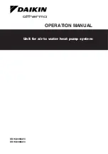 Daikin Altherma EBHQ-BV3 Operation Manual предпросмотр