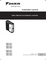 Preview for 1 page of Daikin Altherma EBLQ011CAV3 Installation Manual