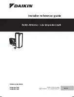 Preview for 1 page of Daikin Altherma EHVZ04S18CB Installer'S Reference Manual