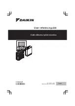 Предварительный просмотр 1 страницы Daikin Altherma EHY2KOMB28AA User Reference Manual