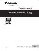 Daikin altherma EJHA04AAV3 Operation Manual предпросмотр