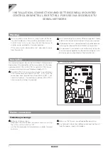 Предварительный просмотр 1 страницы Daikin Altherma EKWHCTRL1 Installation, Connection And Settings