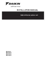 Предварительный просмотр 1 страницы Daikin altherma EMRQ10AAY1 Installation Manual