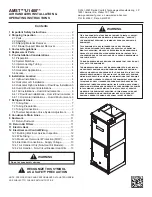 Daikin AMST U1400 Series Installation & Operating Instructions Manual preview