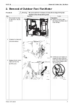 Preview for 7 page of Daikin AR24KV2S Service Manual Removal Procedure