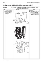Preview for 9 page of Daikin AR24KV2S Service Manual Removal Procedure