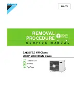 Daikin ARK20E2V1B Service Manual предпросмотр