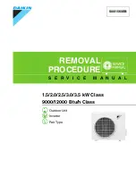 Daikin ARKC12RV2S Service Manual предпросмотр