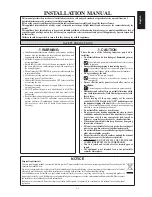 Preview for 5 page of Daikin ARXB50CV1B Installation Instructions Manual