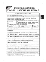 Предварительный просмотр 63 страницы Daikin ARXC20BV1B Installation Manual