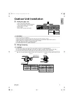 Предварительный просмотр 9 страницы Daikin ARXL25M2V1B Installation Manual