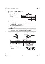 Предварительный просмотр 8 страницы Daikin ARXM25M3V1B9 Installation Manual