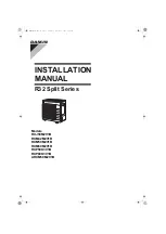 Preview for 1 page of Daikin ARXM50M2V1B Installation Manual