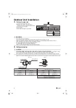 Предварительный просмотр 10 страницы Daikin ARXM50M3V1B9 Installation Manual