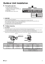 Preview for 9 page of Daikin ARXM50MV1B Installation Manual