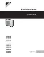 Предварительный просмотр 1 страницы Daikin ARXM50N2V1B Installation Manual