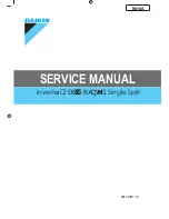 Предварительный просмотр 1 страницы Daikin ARXN25MV1B Service Manual