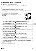 Предварительный просмотр 9 страницы Daikin ARXN25N5V1B9 Installation Manual