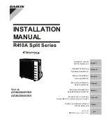 Daikin ARXN25N6V1B9 Installation Manual предпросмотр