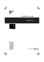 Daikin ARXP20L5V1B Installation Manual preview
