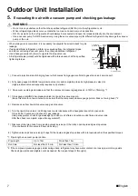 Предварительный просмотр 10 страницы Daikin ARXS35L2V1B Installation Manual