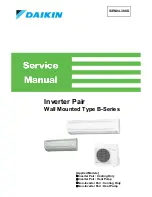 Предварительный просмотр 1 страницы Daikin ARXS50C2VMB Service Manual