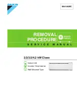 Daikin ATC25QRV16 Service Manual предпросмотр