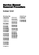 Preview for 2 page of Daikin ATKC18RV2S Removal Procedure