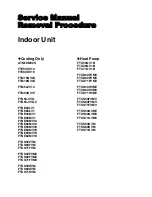 Предварительный просмотр 2 страницы Daikin ATM18MV2S Service Manual