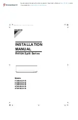 Preview for 1 page of Daikin ATXB25C Installation Manual