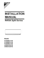 Daikin ATXB25C2V1B Installation Manual preview