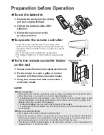 Preview for 9 page of Daikin ATXB25C2V1B Operation Manual