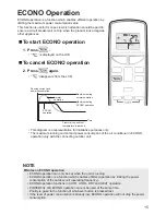 Предварительный просмотр 17 страницы Daikin ATXB25C2V1B Operation Manual