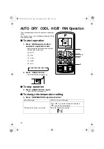 Предварительный просмотр 11 страницы Daikin ATXD50CV4 Operation Manual