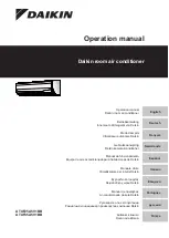 Daikin ATXF25A5V1BB Operation Manual предпросмотр