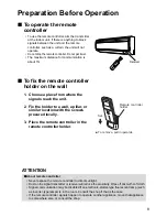 Предварительный просмотр 9 страницы Daikin ATXL25J2V1B Operation Manual