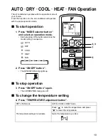 Предварительный просмотр 11 страницы Daikin ATXL25J2V1B Operation Manual