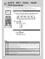 Preview for 12 page of Daikin ATXS20K2V1B Operation Manual