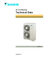 Daikin AZQS-BV1 Technical Data Manual предпросмотр