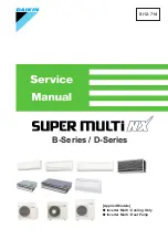 Daikin B-Series Service Manual preview