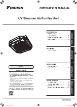 Daikin BAEF125AWB Operation Manual preview