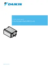 Daikin BEV2 Installer'S Reference Manual preview