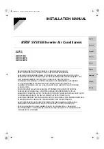 Preview for 1 page of Daikin BEVQ100MVE Installation Manual