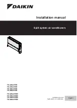 Daikin Bluevolution FNA35A Installation Manual preview