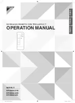 Daikin BRC082A41W Operation Manual preview